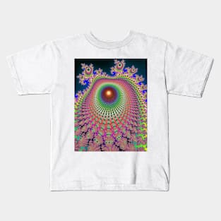 Psychedelic Mandelbrot Kids T-Shirt